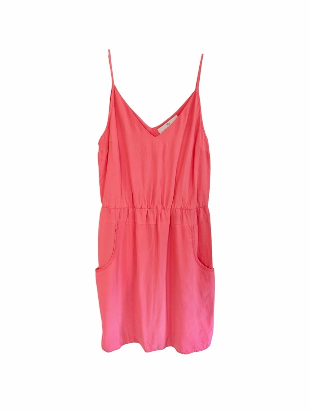 AMANDA UPRICHARD, NWOT, ORANGE MINI DRESS. LIGHTWEIGHT SILK DRESS. SIZE S